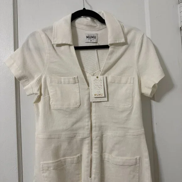 Show Me Your Mumu Ranch Romper in Pearly White - Picture 8 of 12